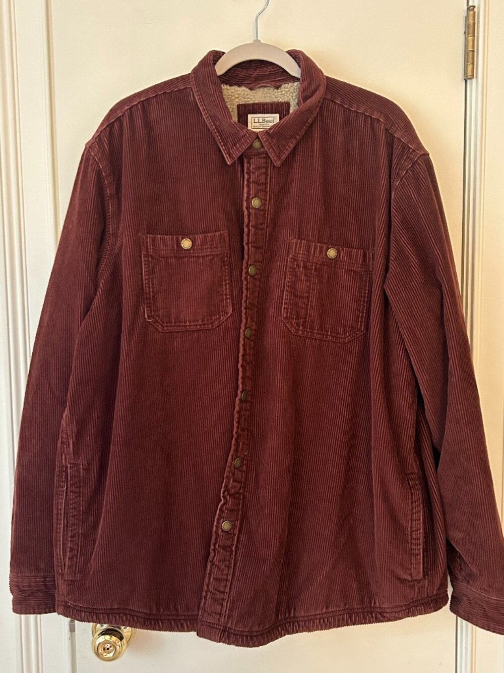 L.L. Bean Men's Heavy Corduroy Jacket XL